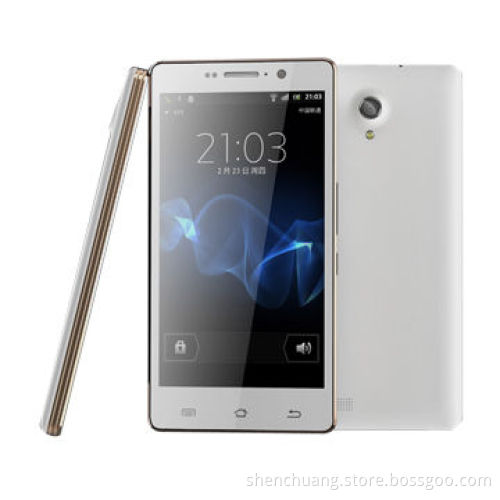 5" 4G Mobile Phone, IPS Panel/MTK Quad-core 1.3GHz/1GB DDR2/4GB EMMC/Dual-camera/2000mAh